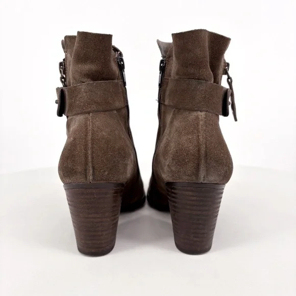 PAUL GREEN Sheridan Brown Nubuck Suede Ankle Boots 8 - Picture 8 of 15